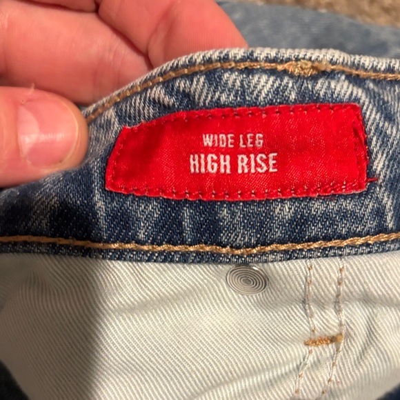 Lucky Brand Light Blue High rise, Wide Leg Jeans - Picture 5 of 6